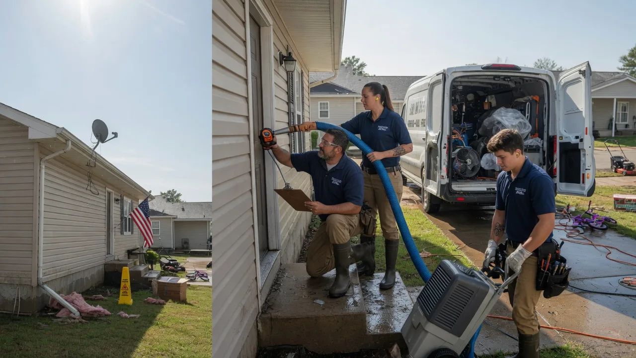 Ceiling Water Damage Restoration in Hickory, MS near me
